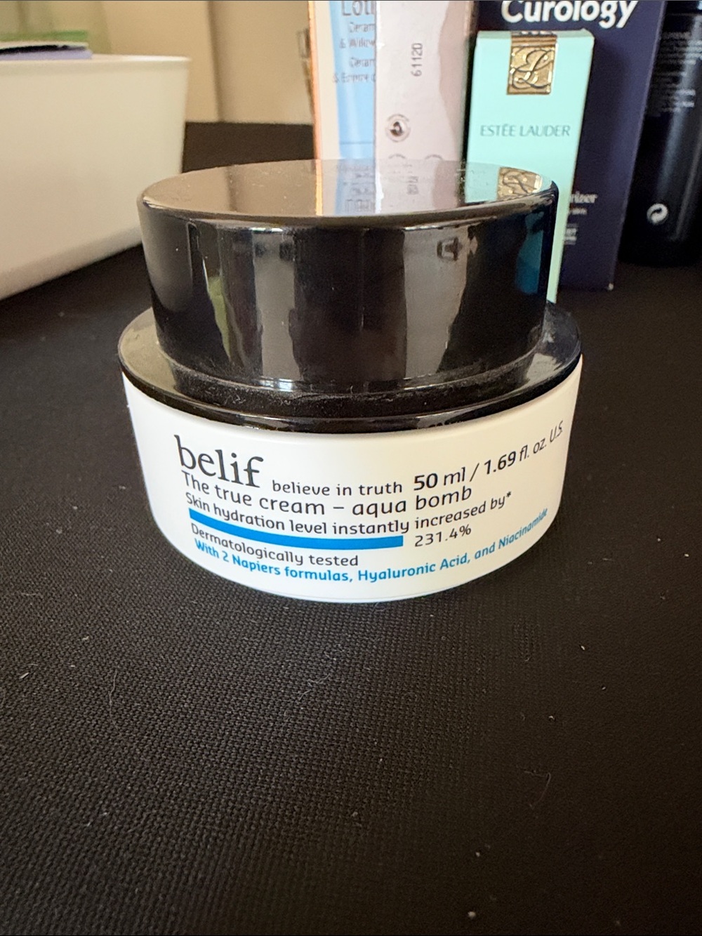The True Cream Aqua Bomb - White/Black Hydrating Face Cream, 50 ml